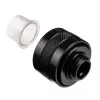 Liitmik Alphacool 17473 — messing, 23 mm kõrgus, 26 mm läbimõõt, must