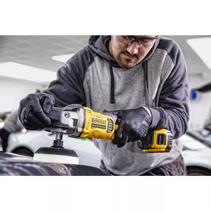 DeWalt DCM849N-XJ 18 V juhtmeta pöördpoleerpink, 180 mm
