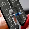 Knipex 97 21 215 B Crimptang Must, Sinine, Punane