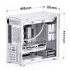 PC-korpus Jonsbo D41 MESH Midi Tower valge