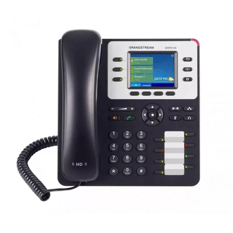 Grandstream Networks GXP-2130 IP-telefon must 3 liini TFT