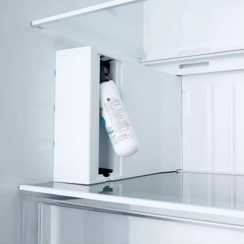 LG GSLC40SWPE külg külje kõrval külmik vabaltseisev 638 L valge