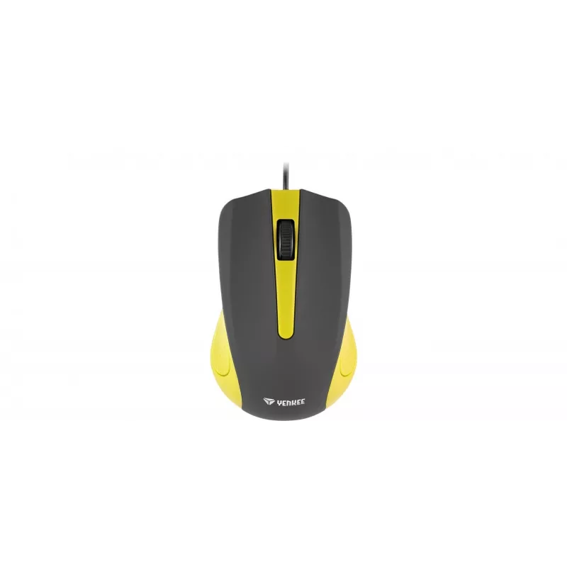 USB-juhtmega hiir, 3 nuppu, kummeeritud pind