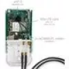 Koaksiaalkaabel MikroTik ACSMAUFL SMA emane sirge 1 m must