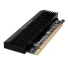 M.2 PCIe x4 adapter koos jahutiga SILVERSTONE SST-ECM23 — M.2 NVMe PCIe x4 pesasse (aktiivjahutusega)
