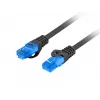 LANBERG Cat6a S/FTP RJ-45 võrgukaabel PCF6A-10CC-0500-BK, 5 m, LSZH, 26 AWG, CCA, must