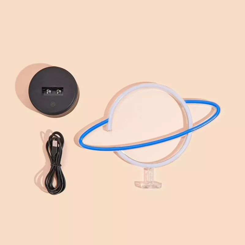 Manta SNL38BLT Style Neon Lights Planet dekoratiivne LED-lamp