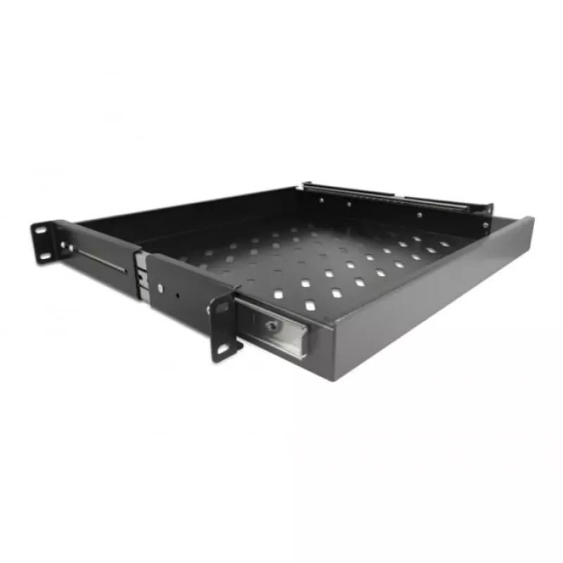 Delock - rack drawer - Must - 1U - 48.3 cm (19)