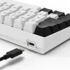 Sharkoon SGK50 S4 klaviatuur Kodu USB QWERTZ Saksa Valge RGB LED 60%