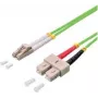 LogiLink - Patch-kaabel - LC/UPC Multi-Mode (M) kuni SC/UPC Multi-Mode (M) - 5 m - Fiiberoptiline - Dupleks - 50/125 mikromeeter - OM5 - Heleroheline