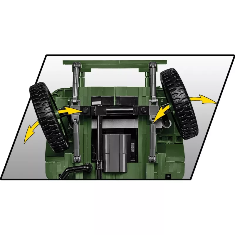 Ehitusmänguasi Cobi Willys MB COBI-2805, 250 tk ehituskomplekt