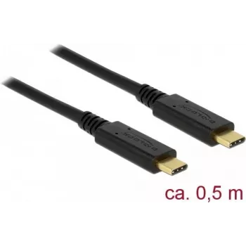 USB-kaabel DeLOCK 85529 USB 3.2 Gen 2 0,5 m USB C must