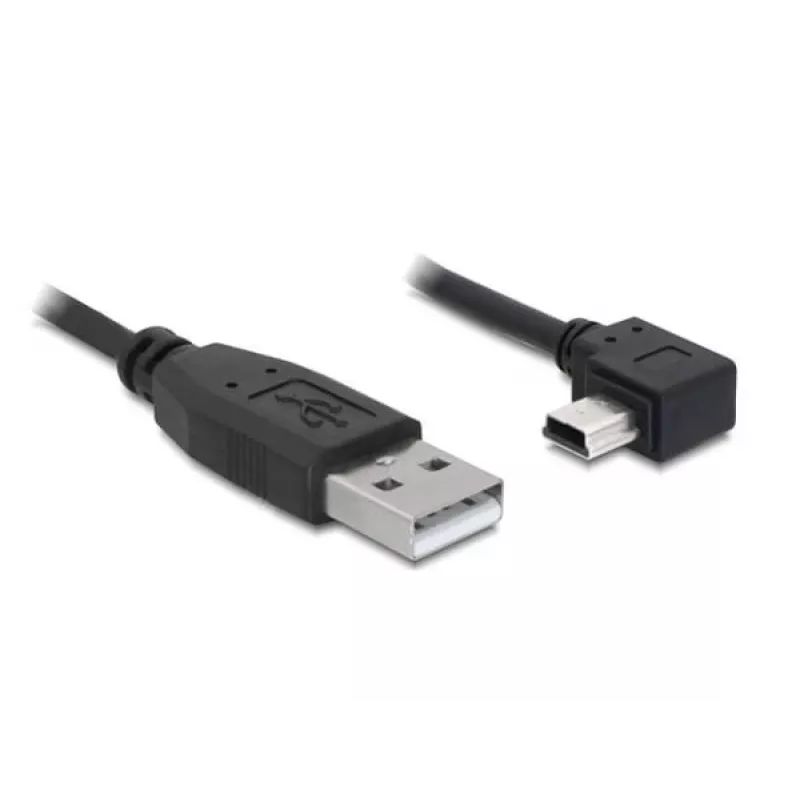 USB-kaabel DeLOCK 82680 0,5 m USB A Mini-USB B Must