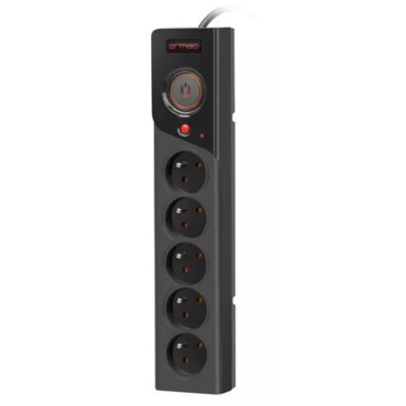 Pikendusjuhe Armac Z5 Must 5 vahelduvvoolu pistikupesa 250 V 5 m