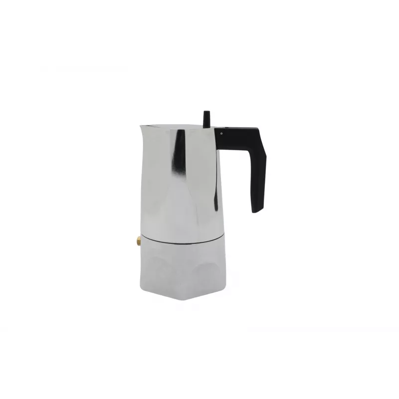 Alessi MT18/3 Espressomasin Ossidiana, roostevaba teras, alumiinium, 3,5 x 18,5 x 40,5 cm