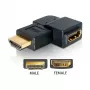 HDMI-adapter isane-emane 90° vasakule DeLOCK 65077