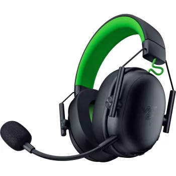 Peakomplekt Razer MustShark V3 X HyperSpeed — juhtmega ja juhtmeta (USB-A, Bluetooth), ümberkõrvaklapid, 20–28 kHz, 270 g, must/roheline