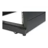Freestanding rack enclosure APC NetShelter SX 48U 600mm W x 1070mm D, 1704 kg capacity, Must
