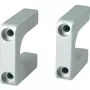Käepide SCHROFF Multipac 20860-256, hall plastist käepide 40×40×10 mm, kinnituslisavarustus