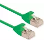ROLINE U/FTP DataCenter paigakaabel Cat.6A (klass EA), LSOH, õhuke, roheline, 0,3 m (21.15.3331)