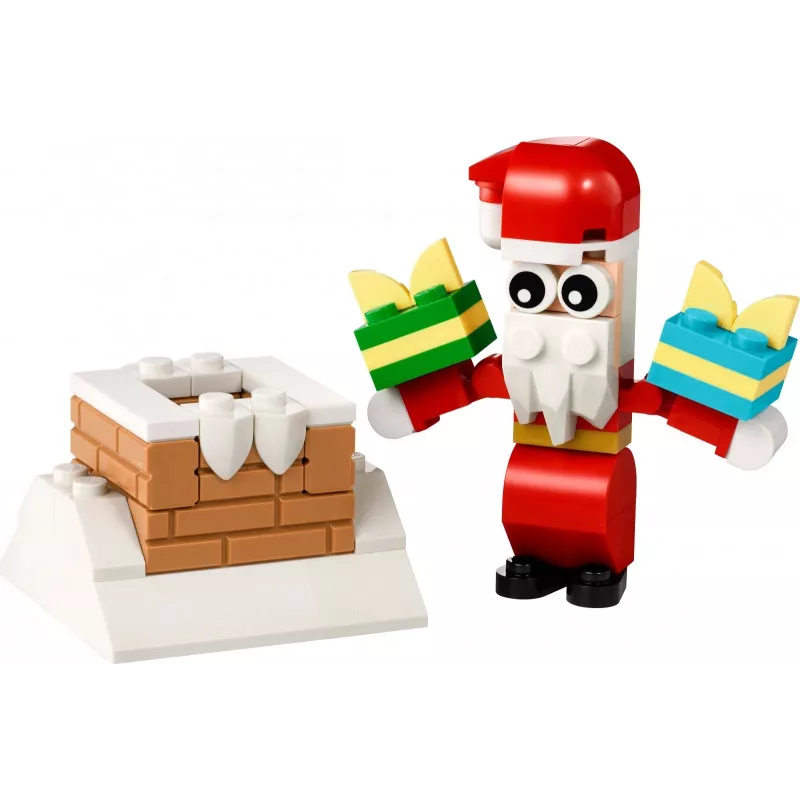 Ehitusmänguasi LEGO Jõuluvana korstna polükott 30692 – väike hooajaline ehituskomplekt