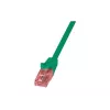 Võrgukaabel LOGILINK 0,25 m Cat6 U/UTP RJ-45 pistikutega, roheline