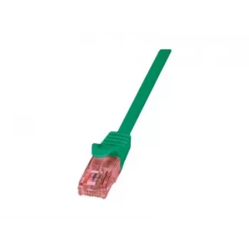 Võrgukaabel LOGILINK 0,25 m Cat6 U/UTP RJ-45 pistikutega, roheline