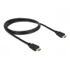 HDMI-kaabel DeLOCK 84752 1m tüüp A-pistik-isanele must