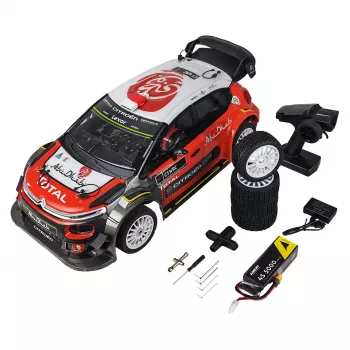 Amewi RC Rallye Citroen CR3 WRC HyperGo 4WD 1 7 RTR must/punane (21126)