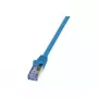 Võrgukaabel LogiLink Cat6a S/FTP RJ-45 2m Sinine
