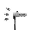 Kaablilukk DICOTA D31717 Must 2 m