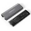 Obudowa | kieszeñ NV2271 na dysk M.2 SSD | SATA | NVMe | USB-C | 2TB