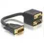 DVI adapter DeLOCK 65052 DVI29 isane DVI29 + VGA emasele 0,2 m