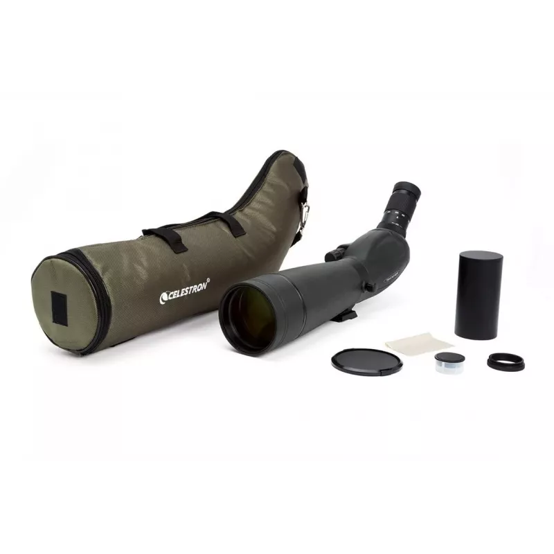 Celestron TrailSeeker 80-45 kraadi vaatlustoruga teleskoop 60x BaK-4 Must