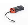Kaardilugeja Gembird FD2-MSD-3 USB 2.0 must punane