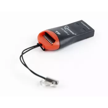 Kaardilugeja Gembird FD2-MSD-3 USB 2.0 must punane