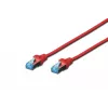Võrgukaabel Digitus CAT 5e SF/UTP RJ-45 2 m punane