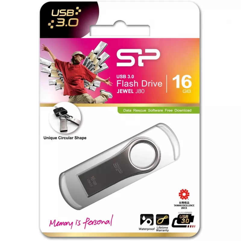USB-mälupulk Silicon Power 16 GB USB Type-A 3.2 Gen 1 Jewel J80