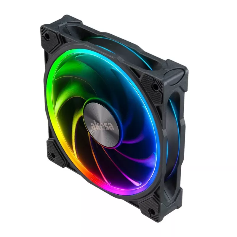 AKASA SOHO AR 120 mm ARGB korpuse ventilaator - must