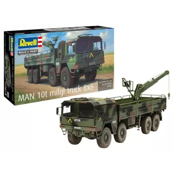 Plastikmudelikomplekt REVELL Man 10T Milgl 8x8 veoauto mõõtkavas 1/35