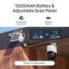 Safemo ST1 SolarCam 4K UHD video, 8x suum, 132° vaateväli, öövaatlus, Wi-Fi 2,4 GHz, 3W päikesepaneel, valge