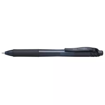 Klambriga sissetõmmatav pastapliiats Pentel Energel X 1.0 Must
