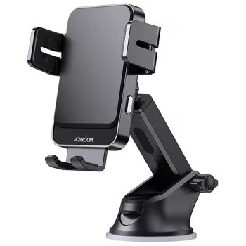 Auto armatuurlaua kinnitus Joyroom JR-ZS219 15 W juhtmevaba laadijaga, must