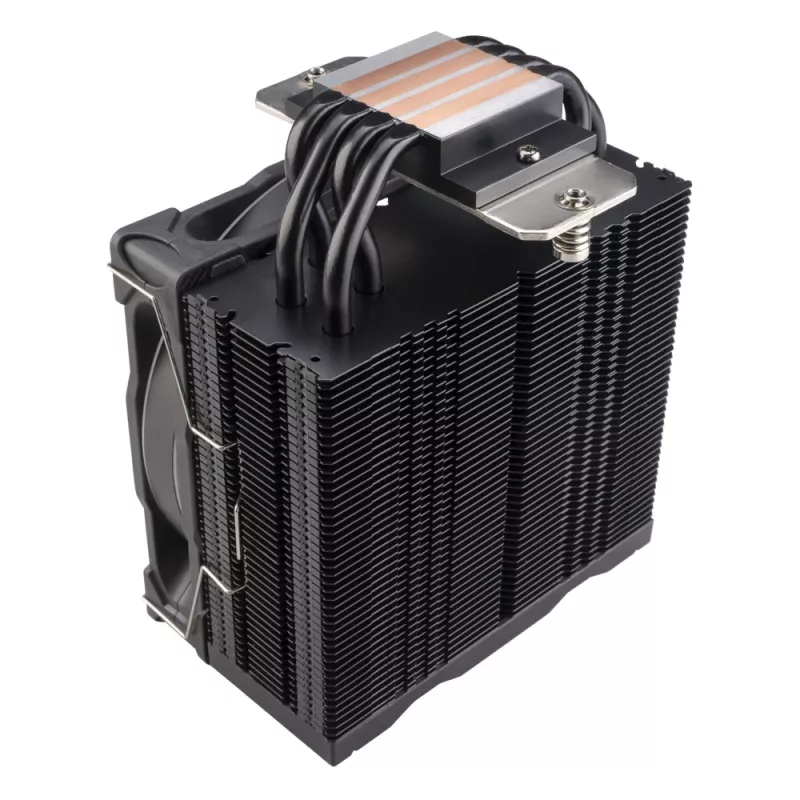 Õhujahuti Akasa Soho H4 Plus 12 cm Must Hüdrodünaamiline Laager