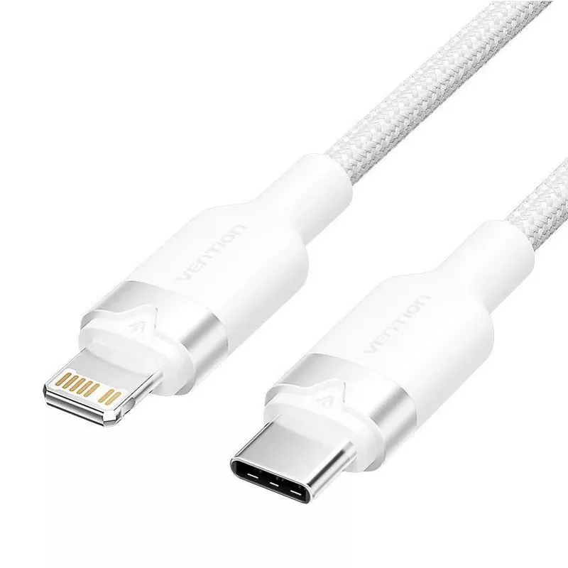 USB-C kuni Lightning kaabel Vention LAKWH — 2 m, valge