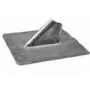 Televes tsinkplekist hülsiga pliikatuseplekk 410x410 mm, läbimõõt 60 mm (X2011)