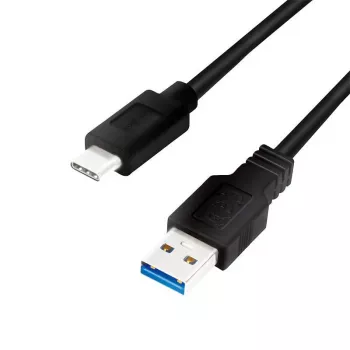 Logilink - USB-kaabel - USB-tüüp A (W) USB-C (M) - USB 3.2 Gen 1 - 3 A - 1 m - Must (CU0168)