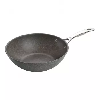 Wok/Stir-Fry pan Ballarini 75002-815-0 Round Anthracite 30 cm, aluminium, 6-layer granite/titanium non-stick