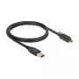 USB-kaabel DeLOCK 83717 USB 3.2 Gen 2 1m USB A USB C Must