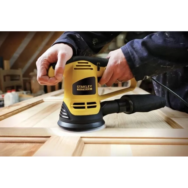 Stanley FME440K ketaslihvija 12000 p/min must, kollane 480 W